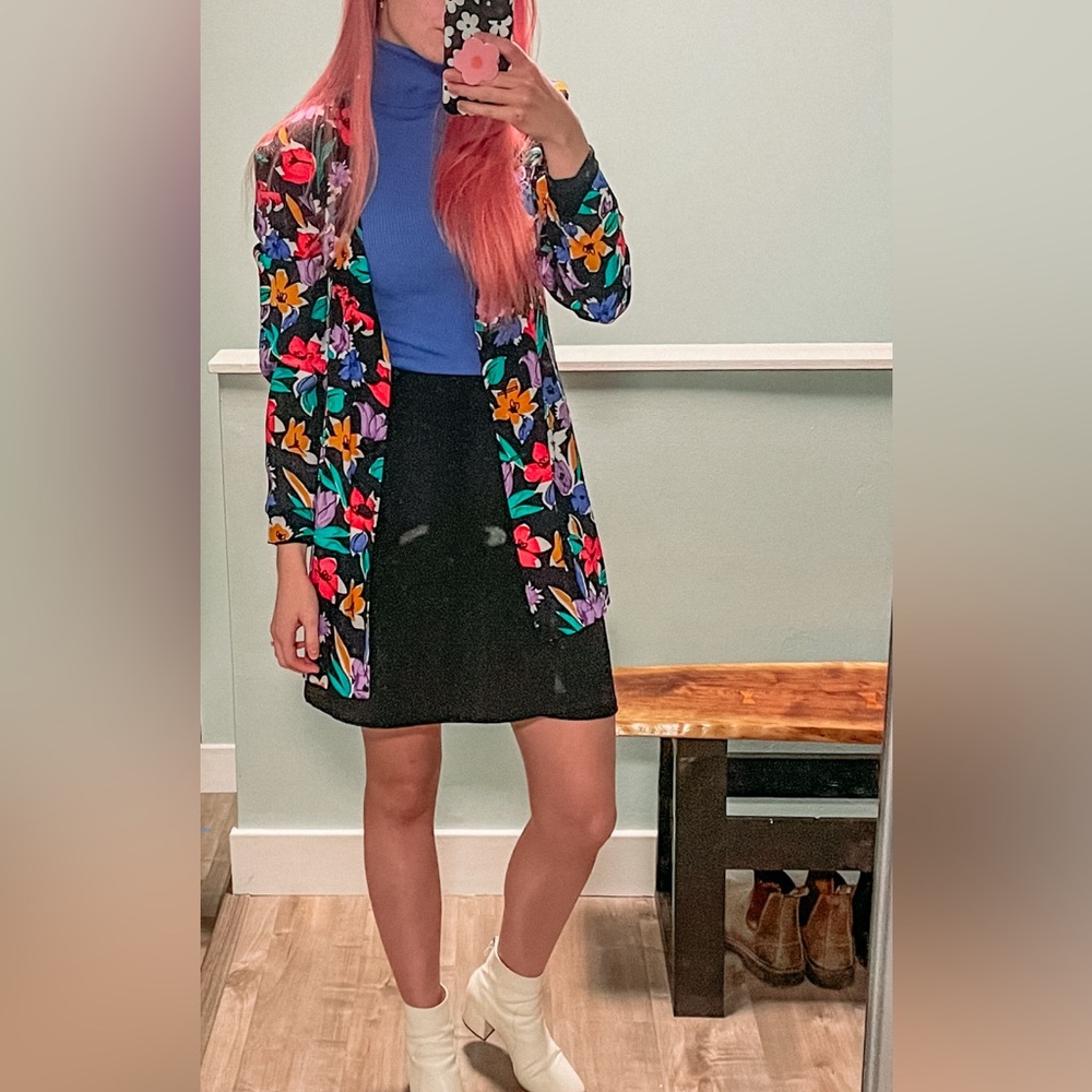 Vintage floral blazer